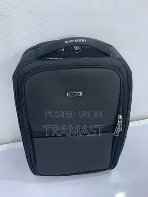Quality Wiersoon Black Laptop Backpack