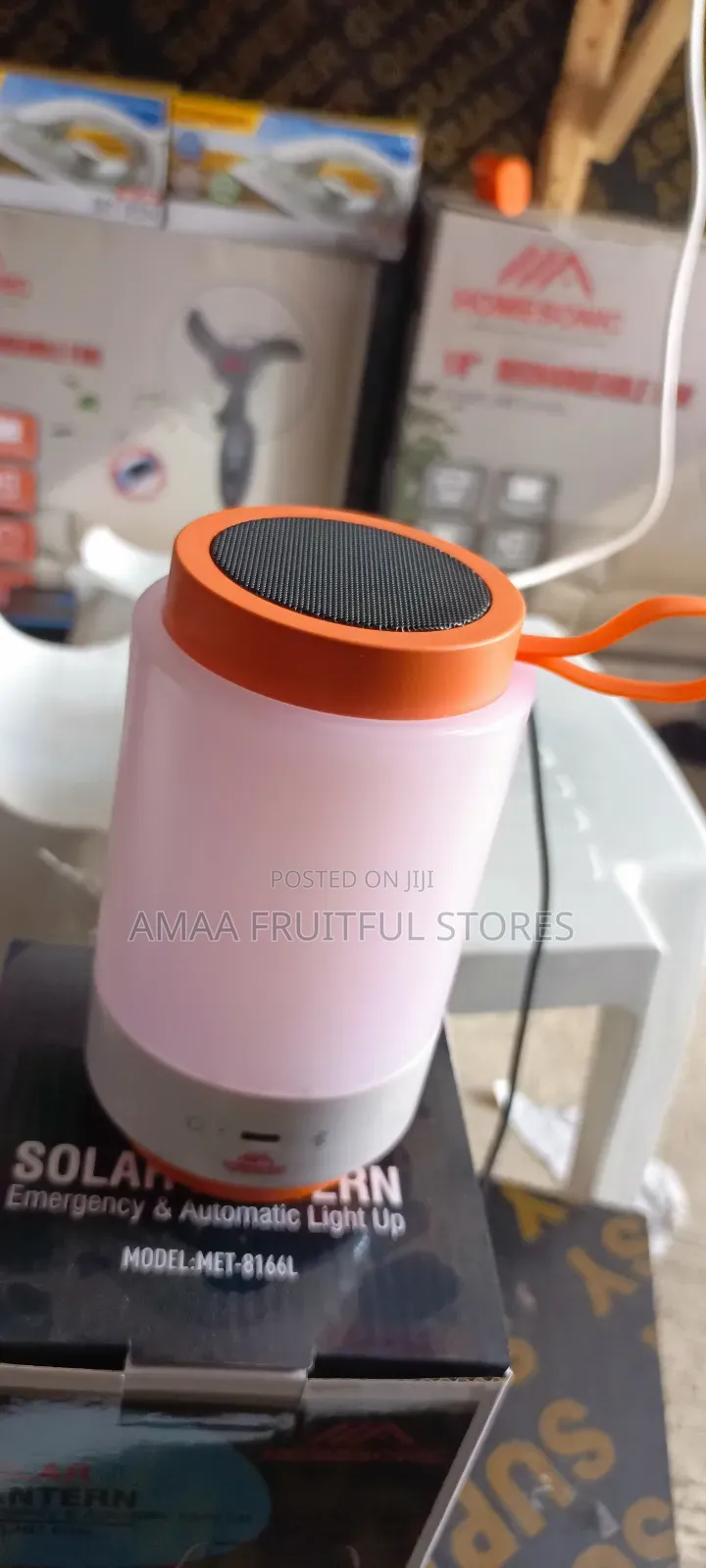 Homesonic Led Lantern With Bluetooth Speaker