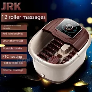 Photo - Spa Pedicure Footbasin Acupressure Bubble Massage Bucket