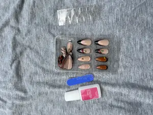 24 PCS Press on Nails Set With Extra Glue