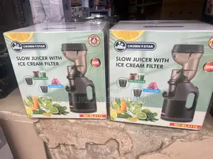 Crown Star Slow Juicer With Ice Cream Filter
