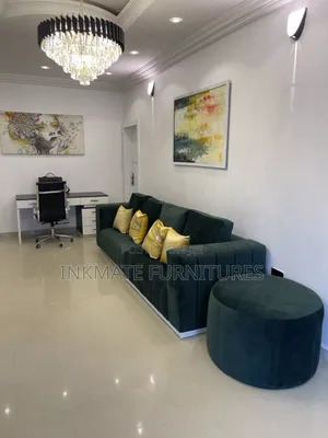 Photo - Four Seater Lounge Sofa With Ottoman