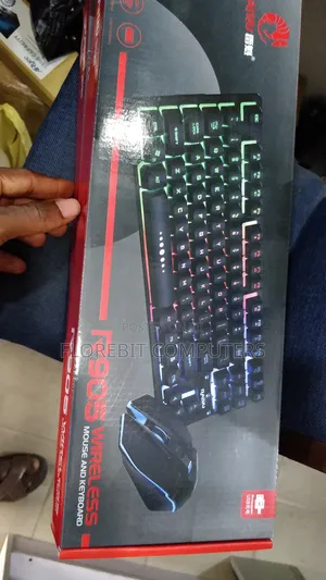 Wireless Keyboard And Mouse With Light