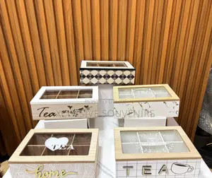 6-slot Wooden Teabox