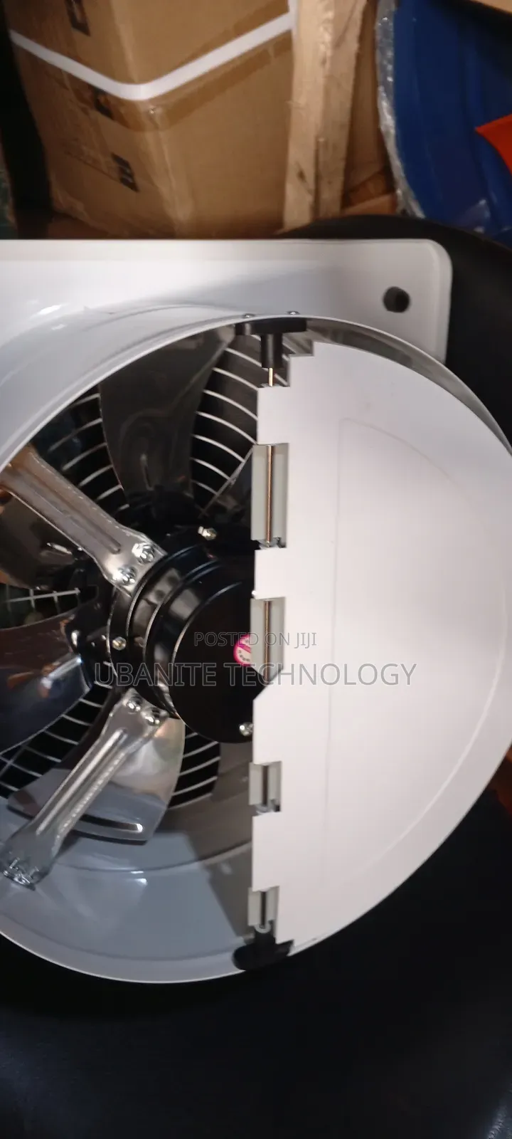 16" Fan With Net and Shutter