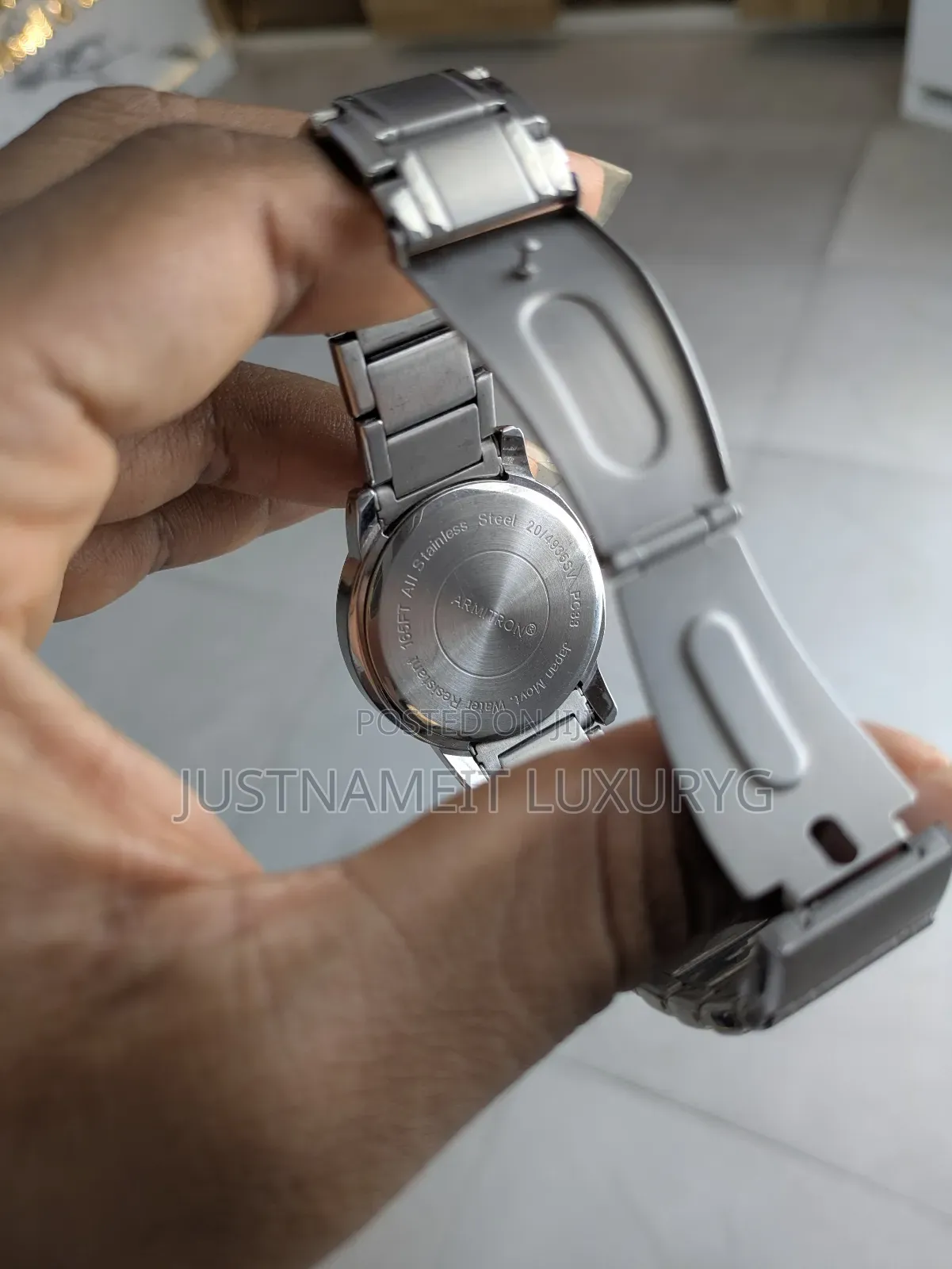 Luxury Armitron Men's Day/Date Function Dial Bracelet Watch