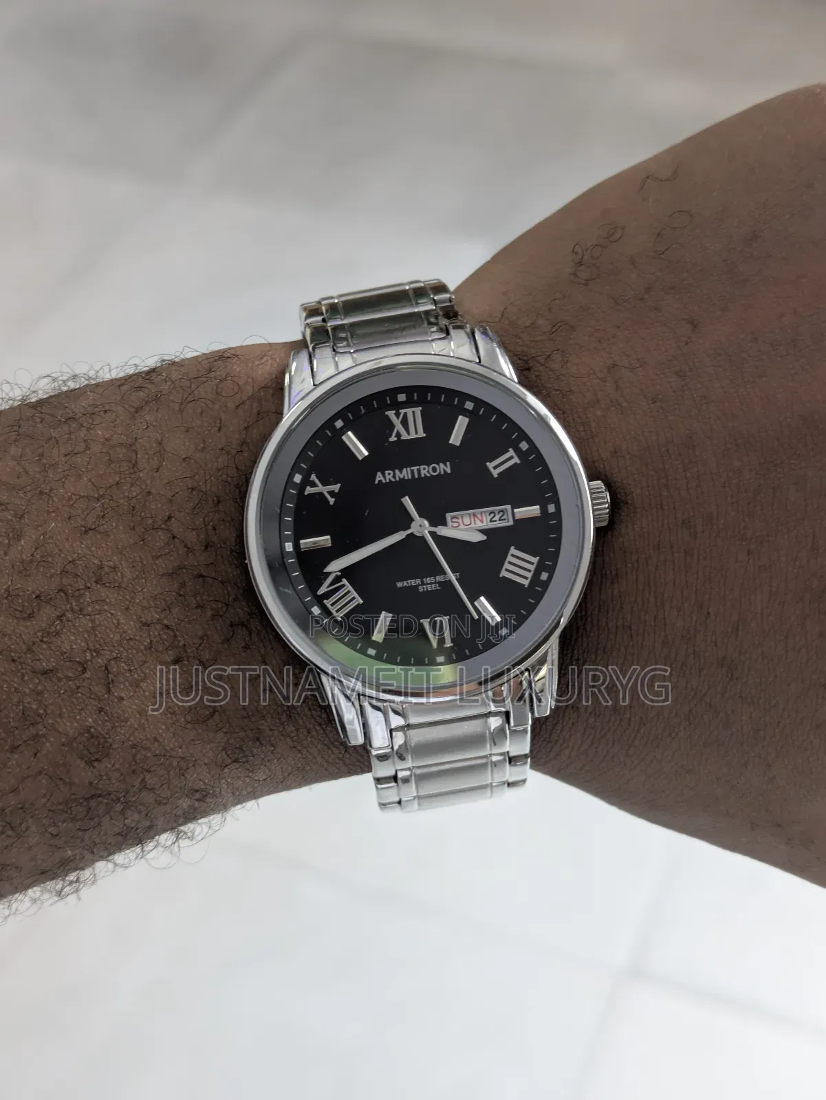 Luxury Armitron Men's Day/Date Function Dial Bracelet Watch
