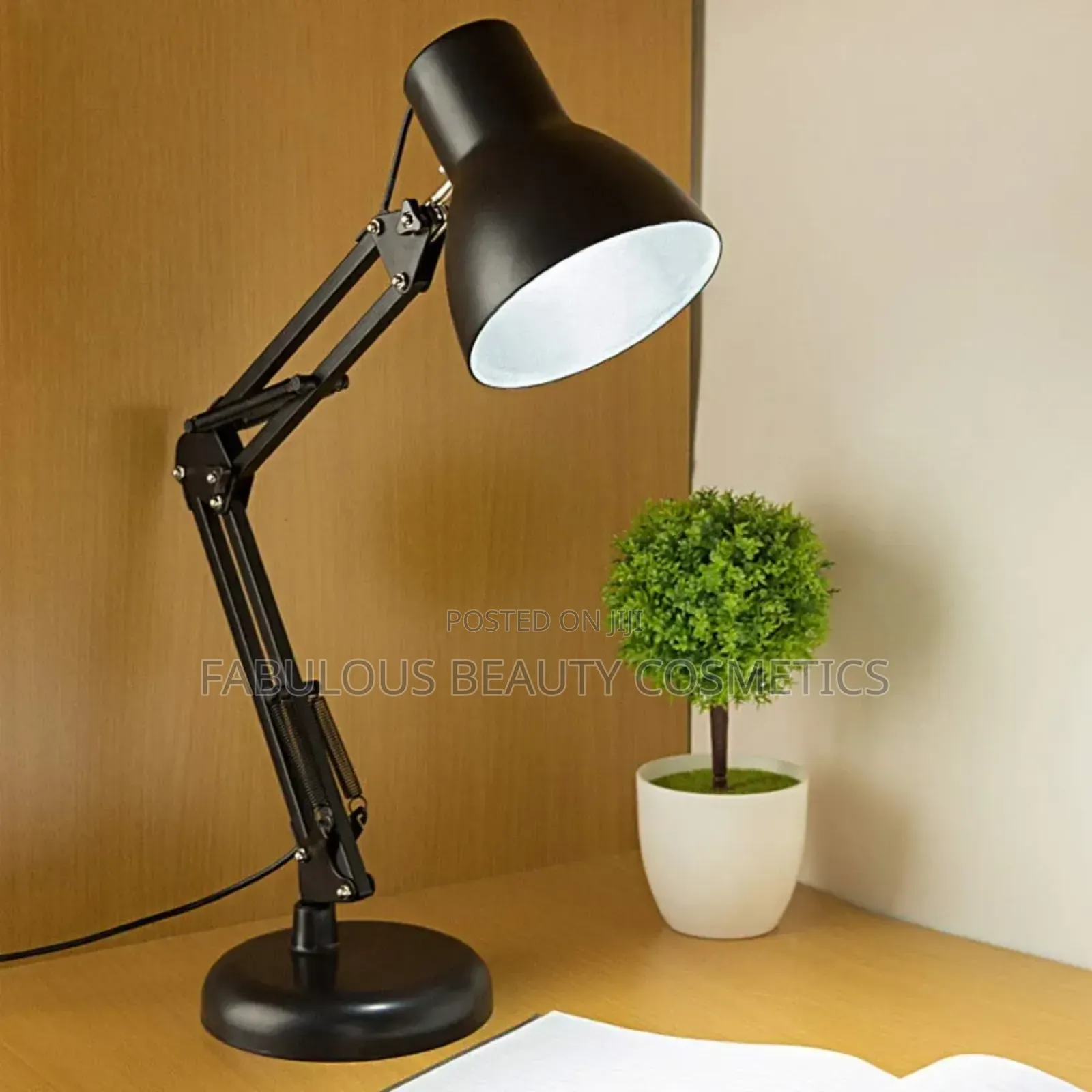 Swing Arm Table Lamps Metal Structure Desk Lamps Plug-in Led