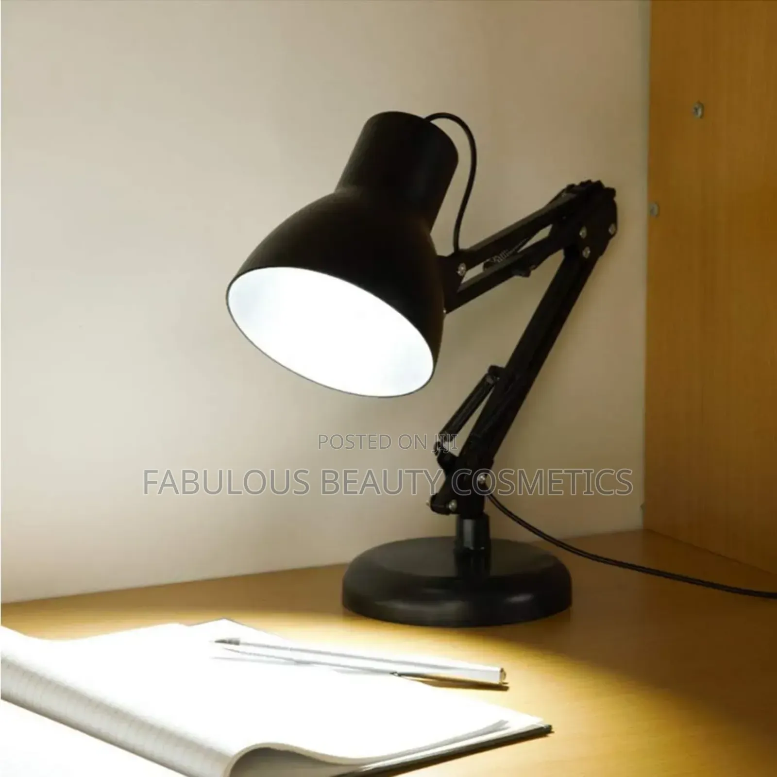 Swing Arm Table Lamps Metal Structure Desk Lamps Plug-in Led