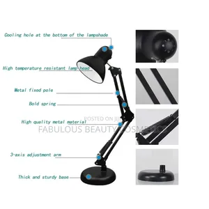 Swing Arm Table Lamps Metal Structure Desk Lamps Plug-in Led