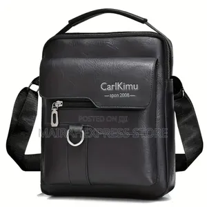 Unisex Retro Vertical Crossbody Bag