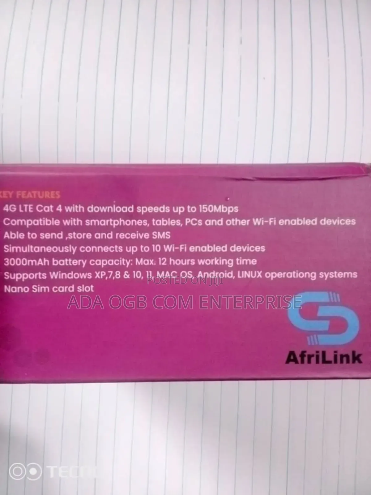 4glte Mifi (Afrilink 4g Lte Mifi)