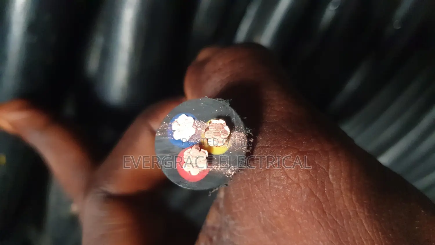 10mm 3-Core Non-Armoured Cable.