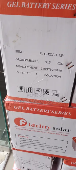 120ah-12v New Energy Gel Battery Available Now at Stock