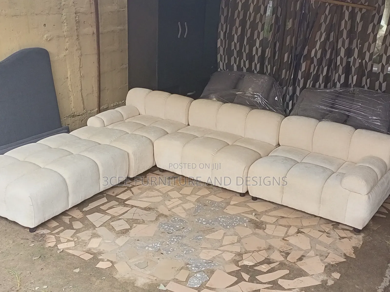 Cream Color Modern Sofa