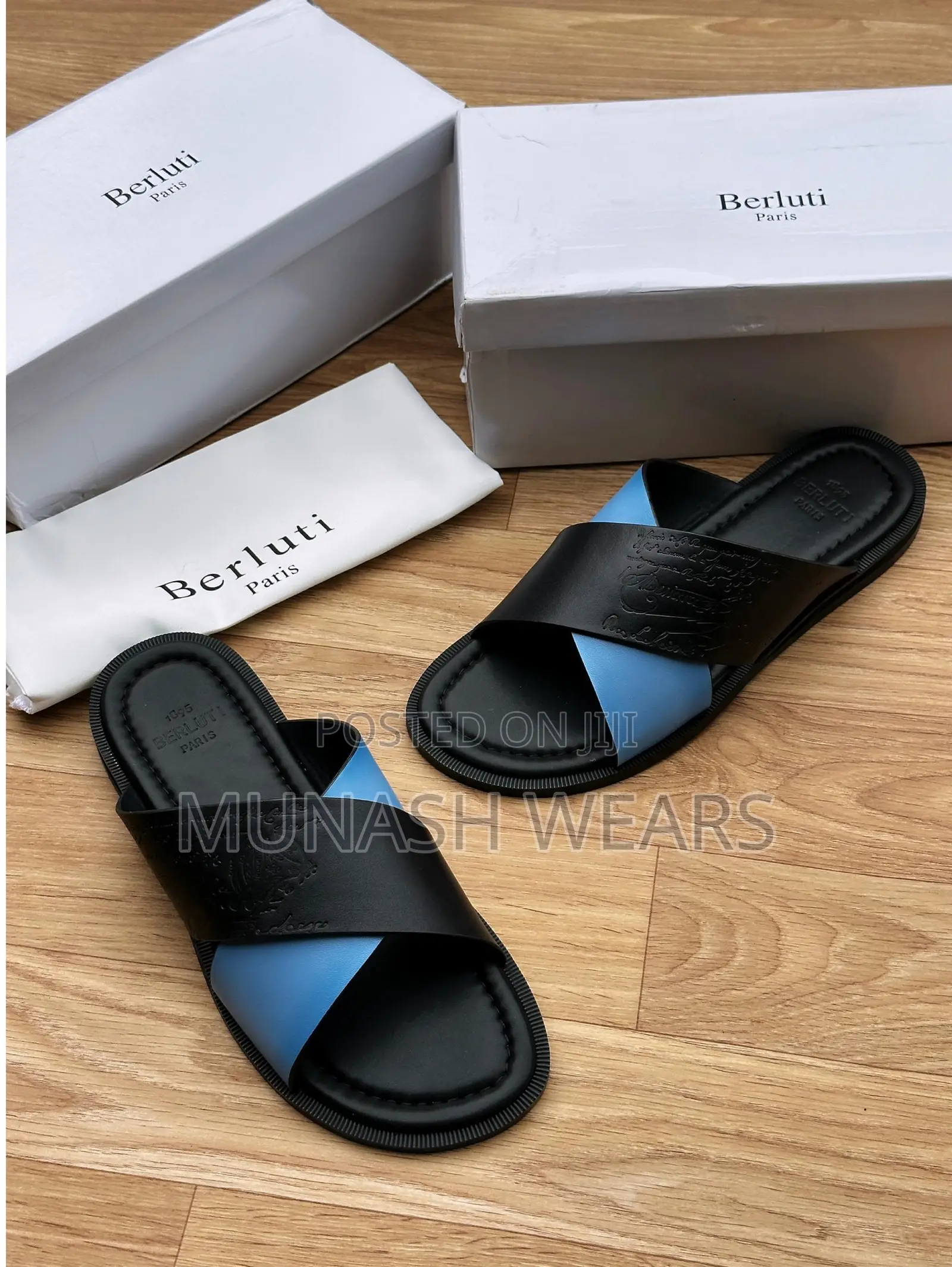 Berluti Leather Slipers