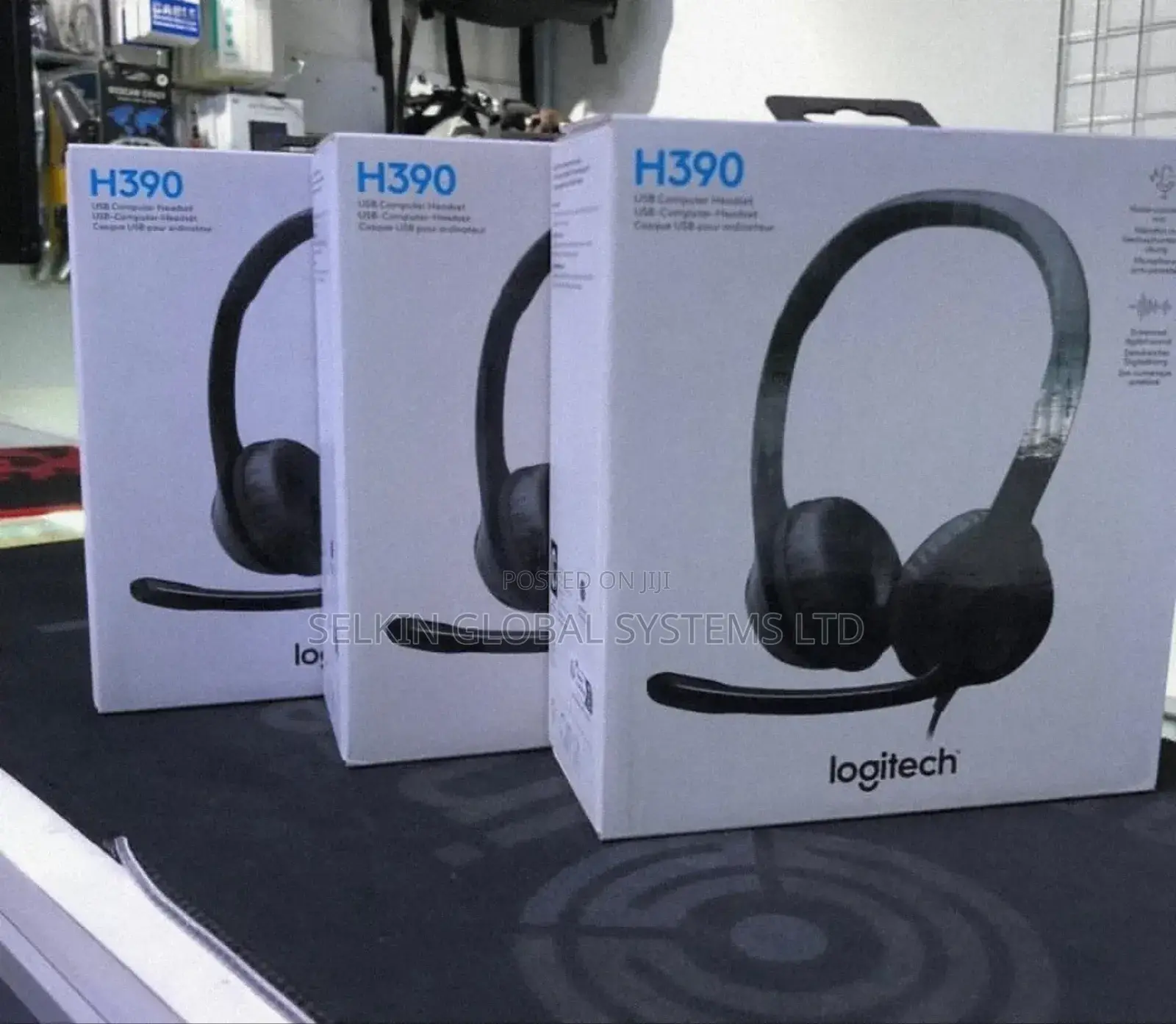Logitech H390 Noise Cancelling Headset With Usb Microphone