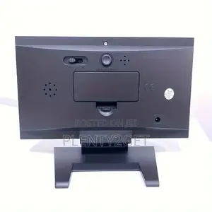 1pc Smart Weather Clock With Voice-Activated Backlight, Mult