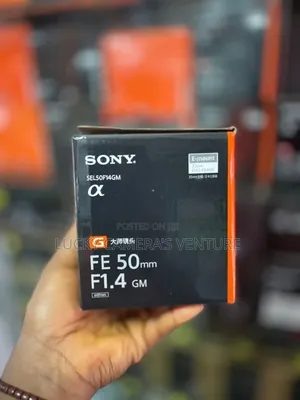 Sony 50mm F1.4 Gm Lens