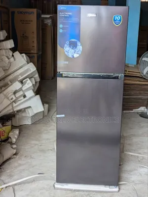 New Midea 236l Inverter Double Door Fridge (Copper) Warranty
