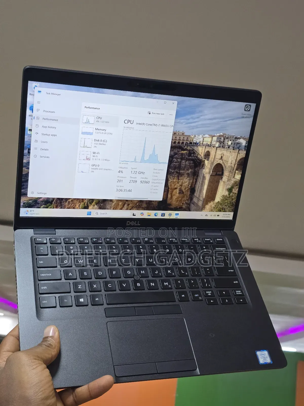 Laptop Dell Latitude 5400 16GB Intel Core I7 SSD 256GB
