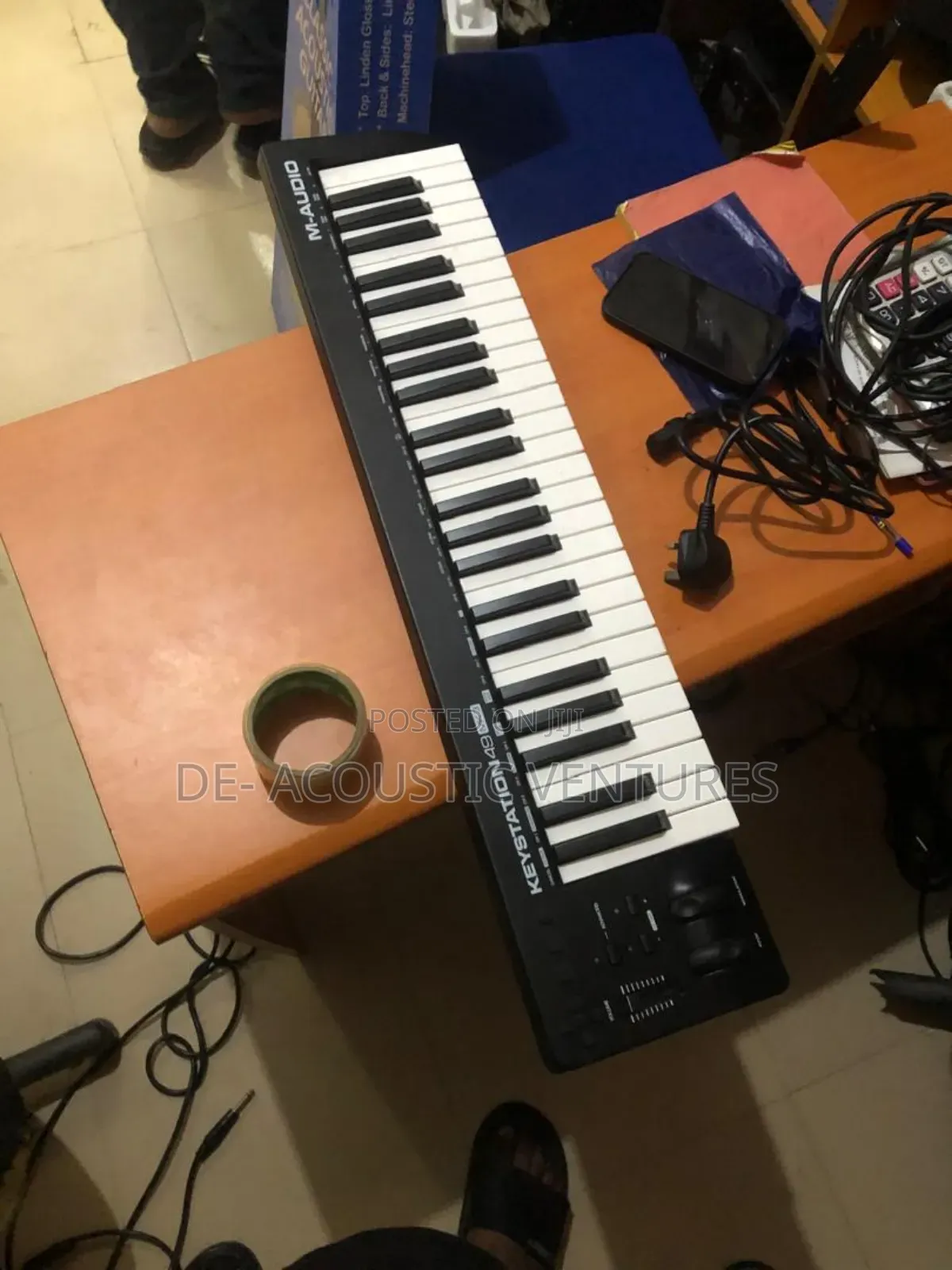 Black Four Octave Maudio Keystation Midi Keyboard