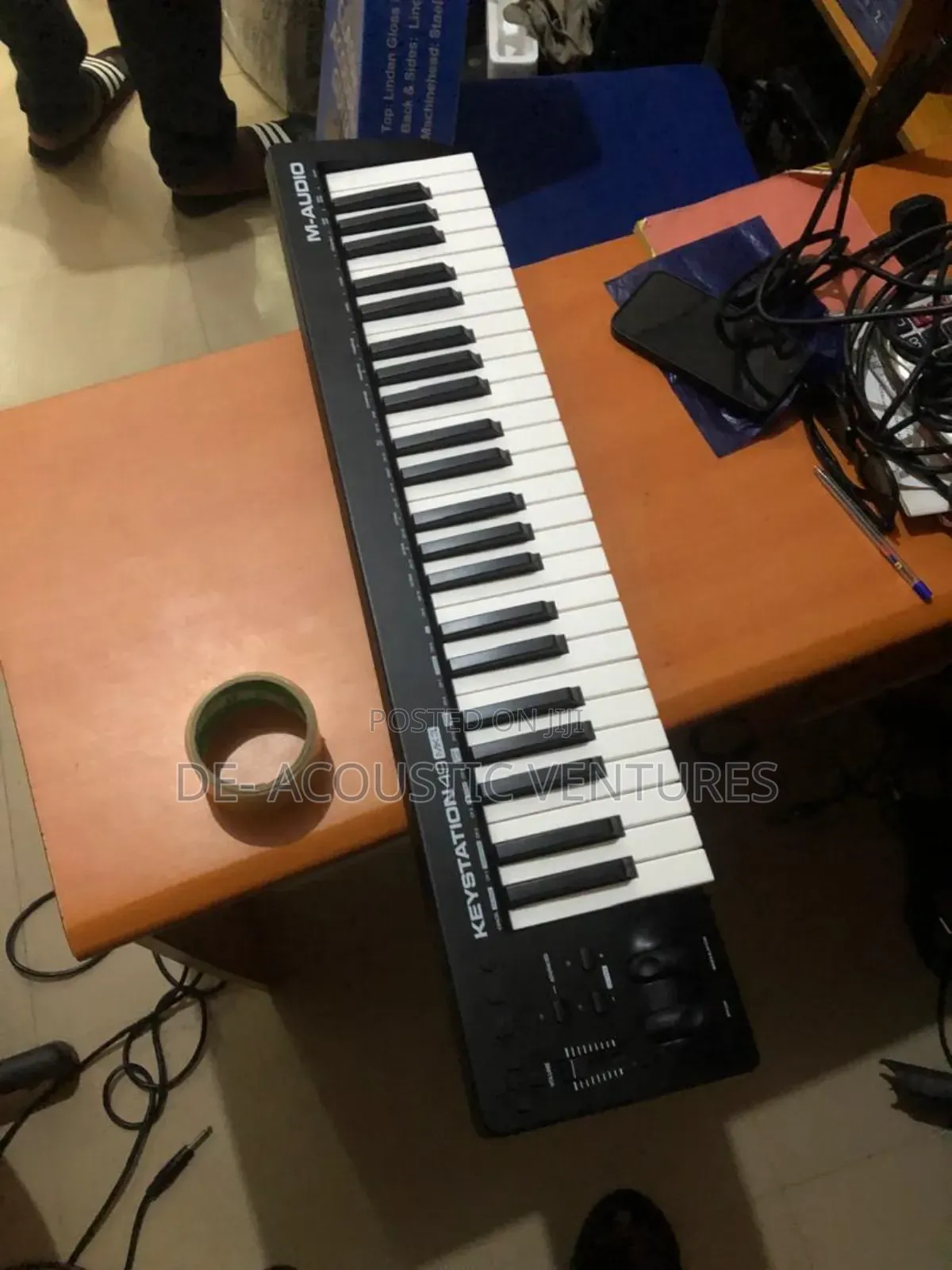 Black Four Octave Maudio Keystation Midi Keyboard