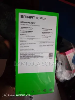 New Infinix Smart 10 Plus 128 GB Silver