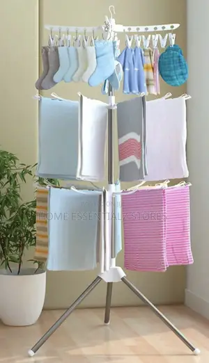 360° Rotatable Cloth Drying Hanger - Rotating Clothes Drying Rack