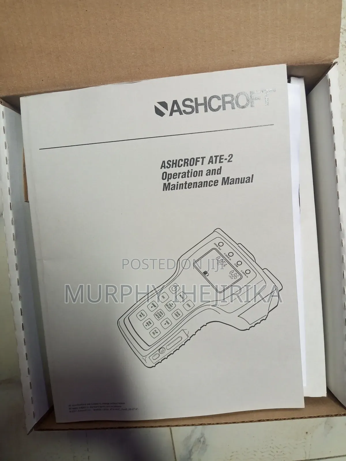 Ashcroft Ate-2 Handheld Calibrator