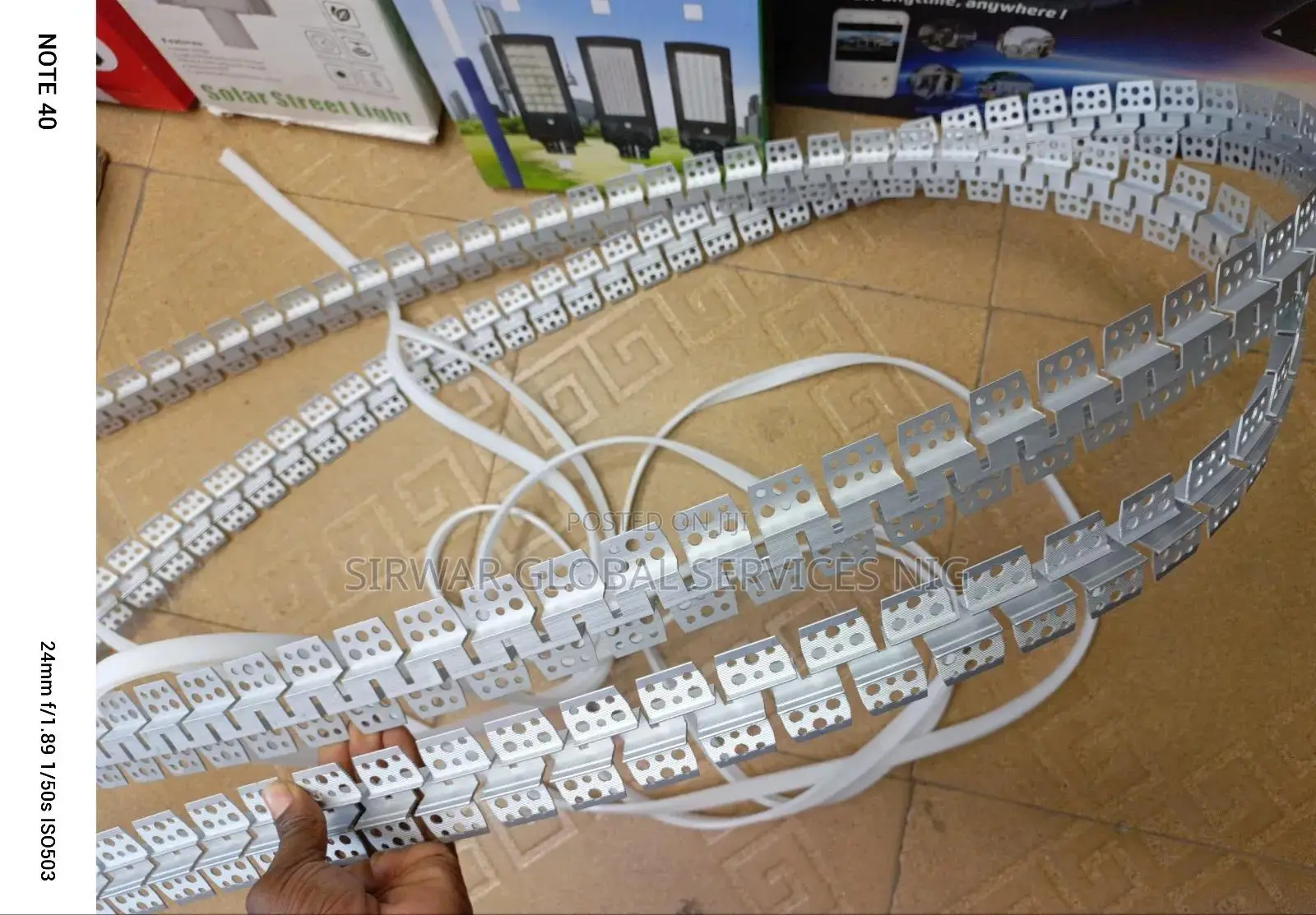 Flexible Alluminum Profile Silver by 17/07