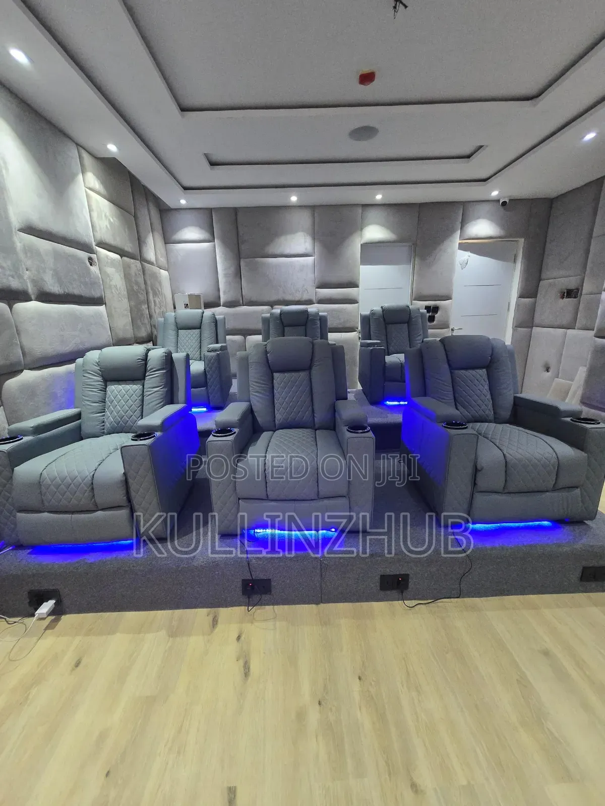 Electric Powered Smart Recliner Massager Sofa + Cooling Cup