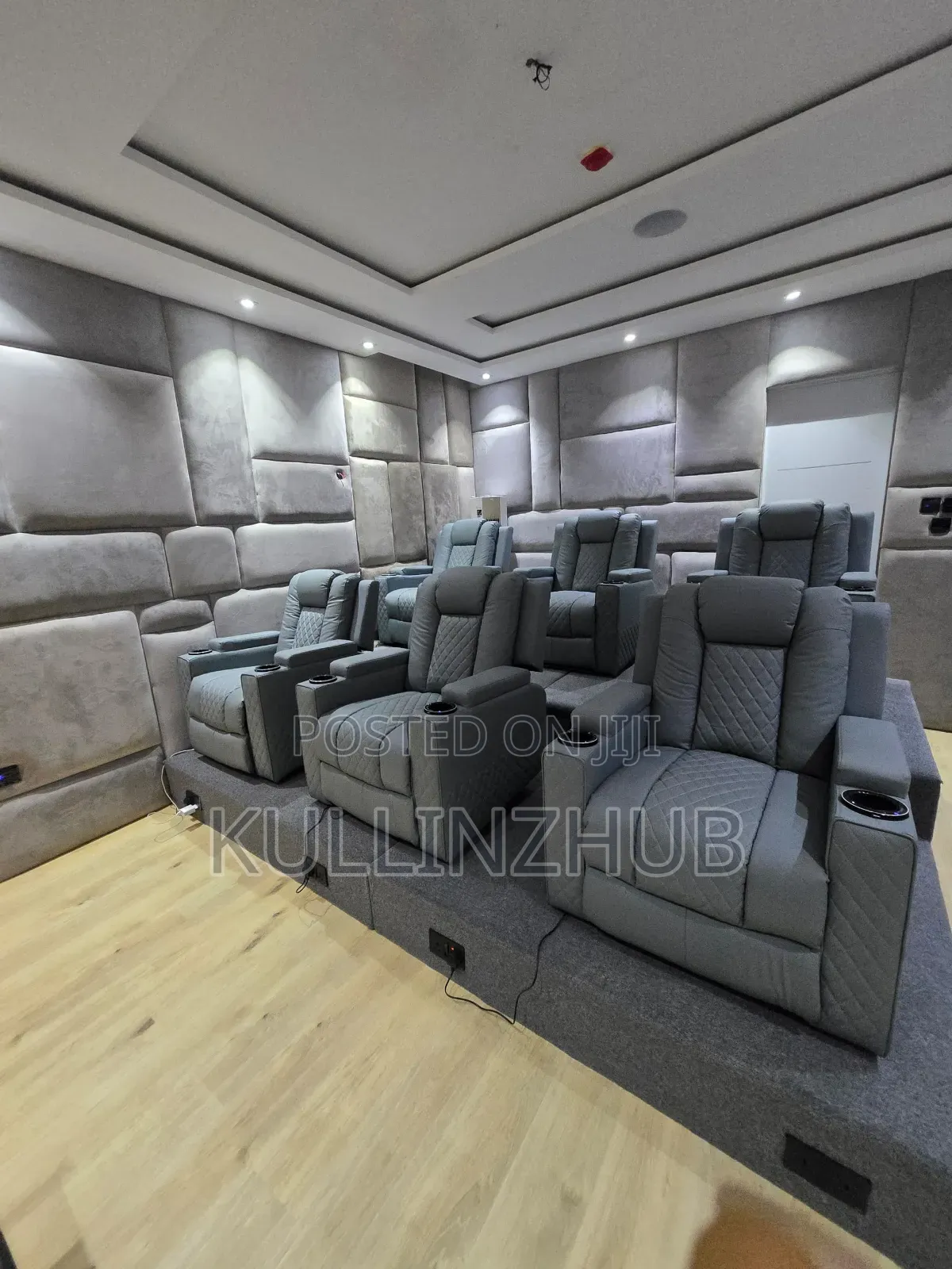 Electric Powered Smart Recliner Massager Sofa + Cooling Cup