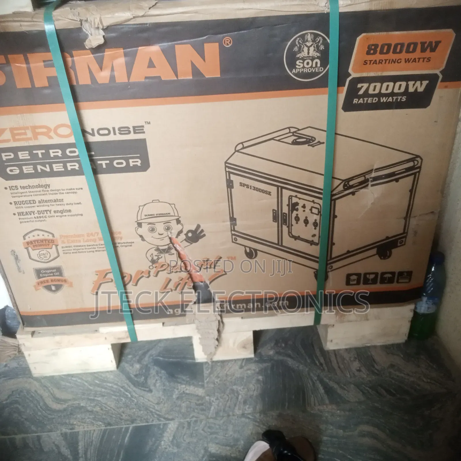 Fireman Generator Soundproof 7000w