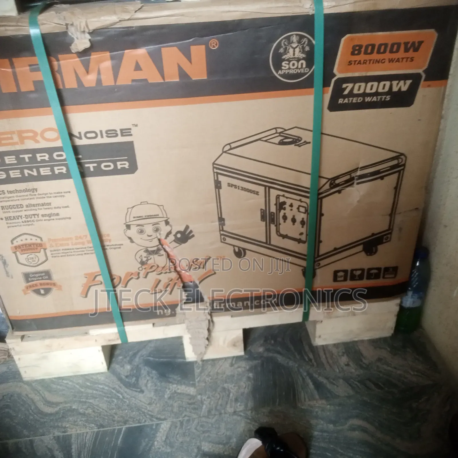 Fireman Generator Soundproof 7000w