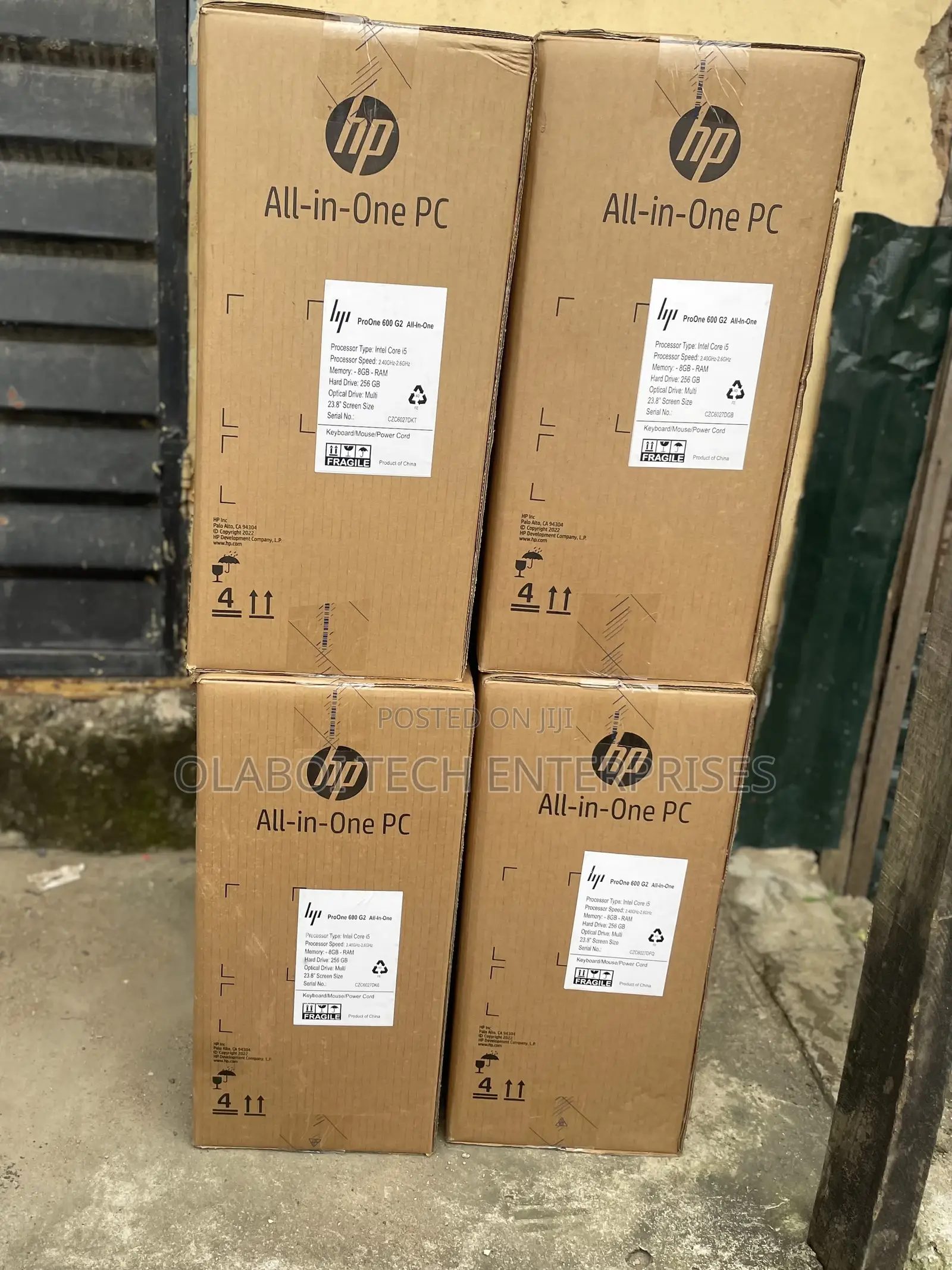 New Desktop Computer HP ProOne 600 G3 8GB Intel Core I5 SSD 256GB