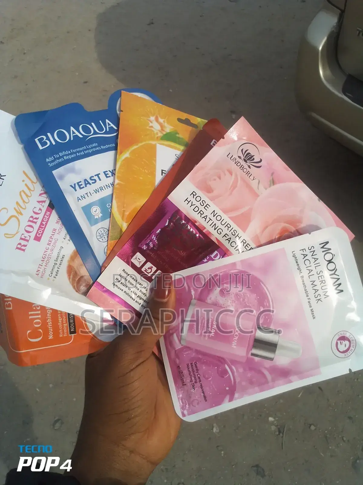 Bioaqua Face Masks.