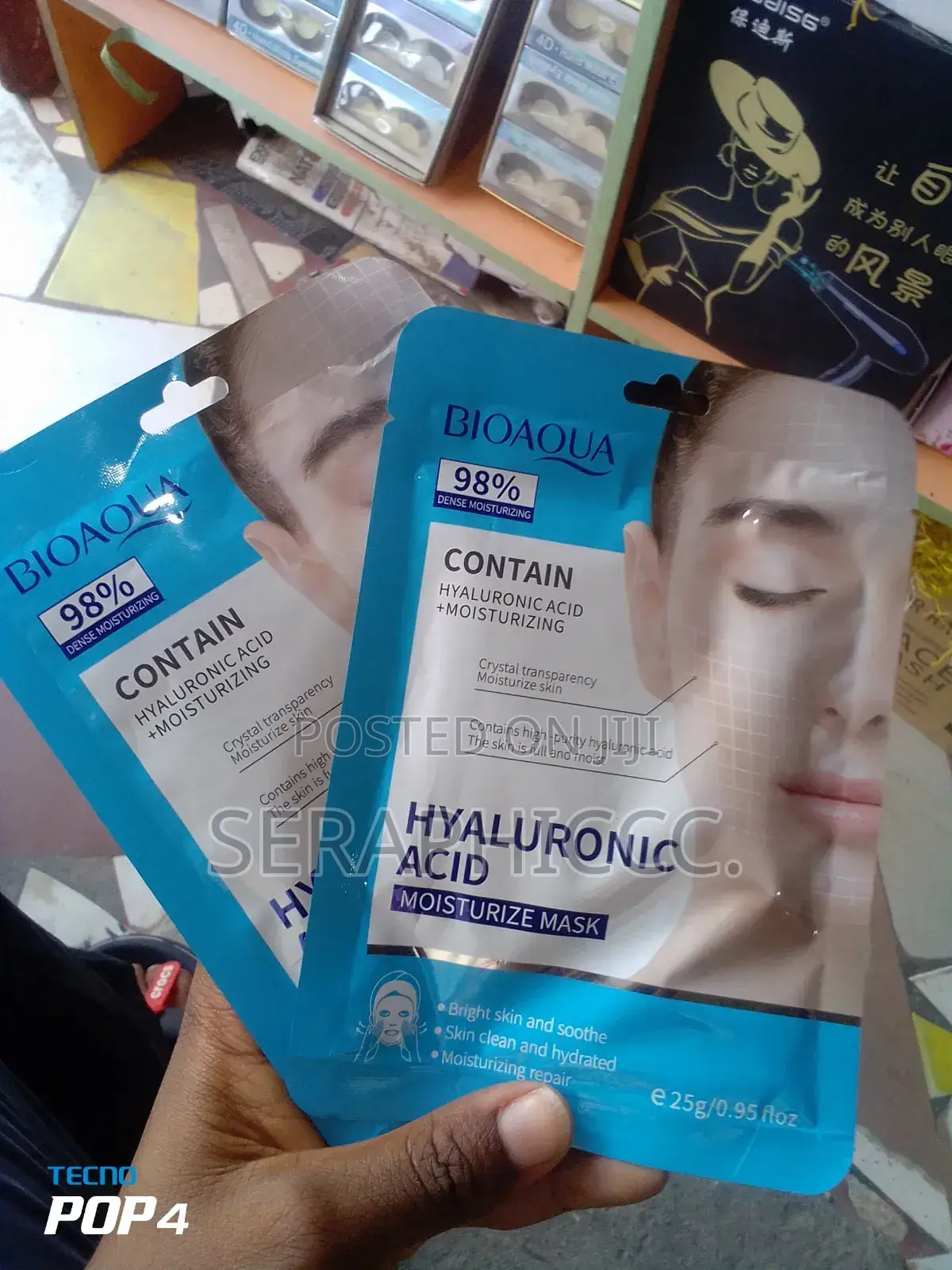 Bioaqua Face Masks.
