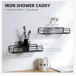 Bathroom Shower Storage Organizer Shower Rack -1pc 2 Hooks