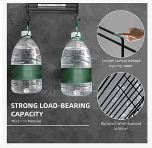 Bathroom Shower Storage Organizer Shower Rack -1pc 2 Hooks