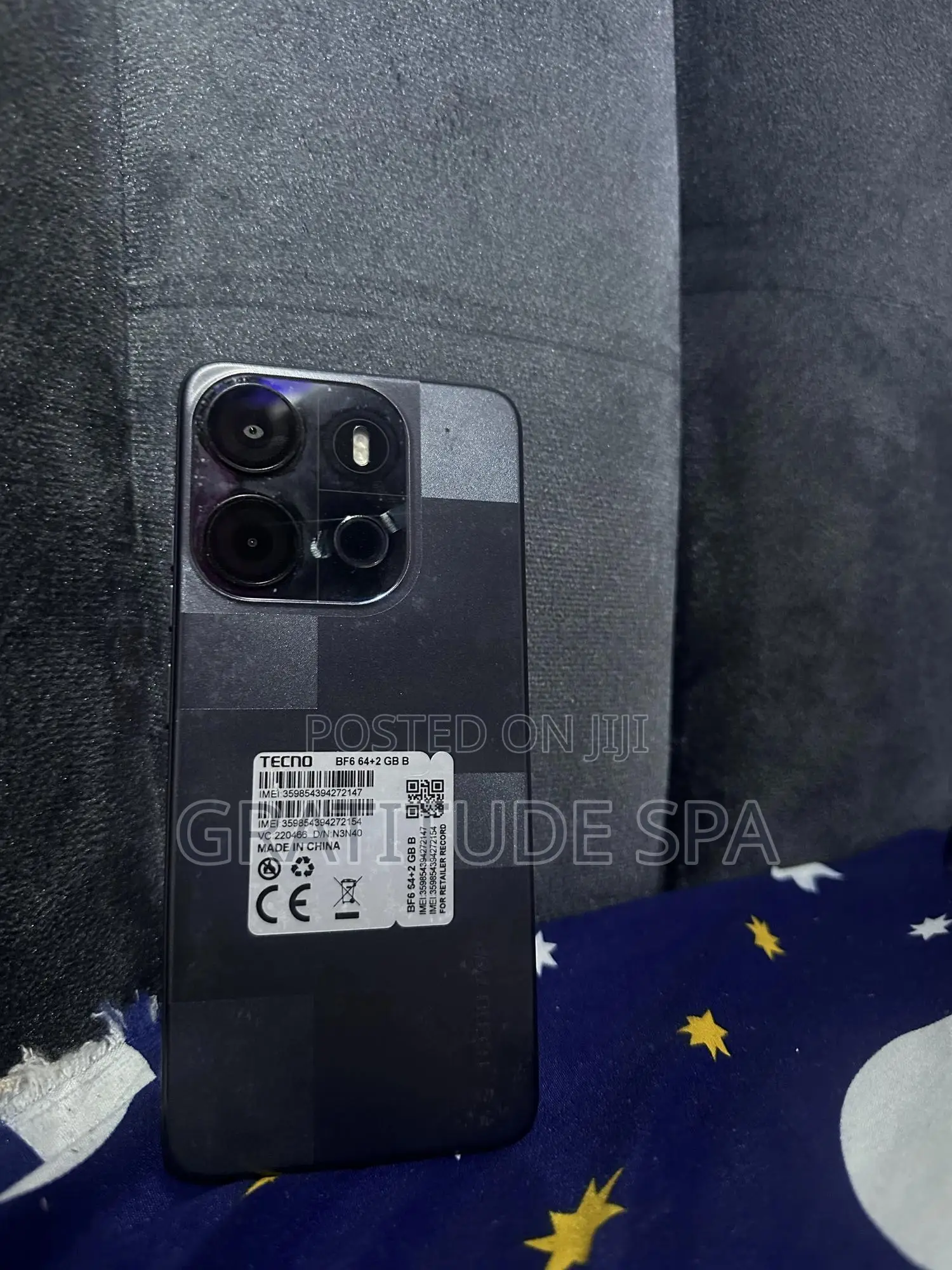 Tecno Pop 7 64 GB Black