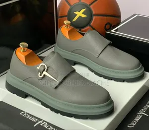 Photo - Cesare Paciotti Grey Monk Shoes