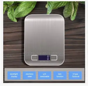 Rechargeable Kitchen Digital Food Scale 10kg/1g Measuring