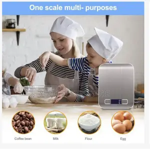 Rechargeable Kitchen Digital Food Scale 10kg/1g Measuring