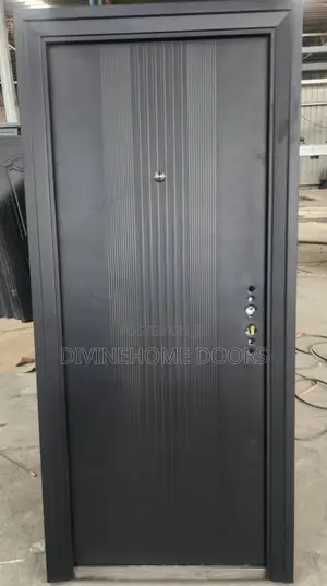 Black Bold Steel Door