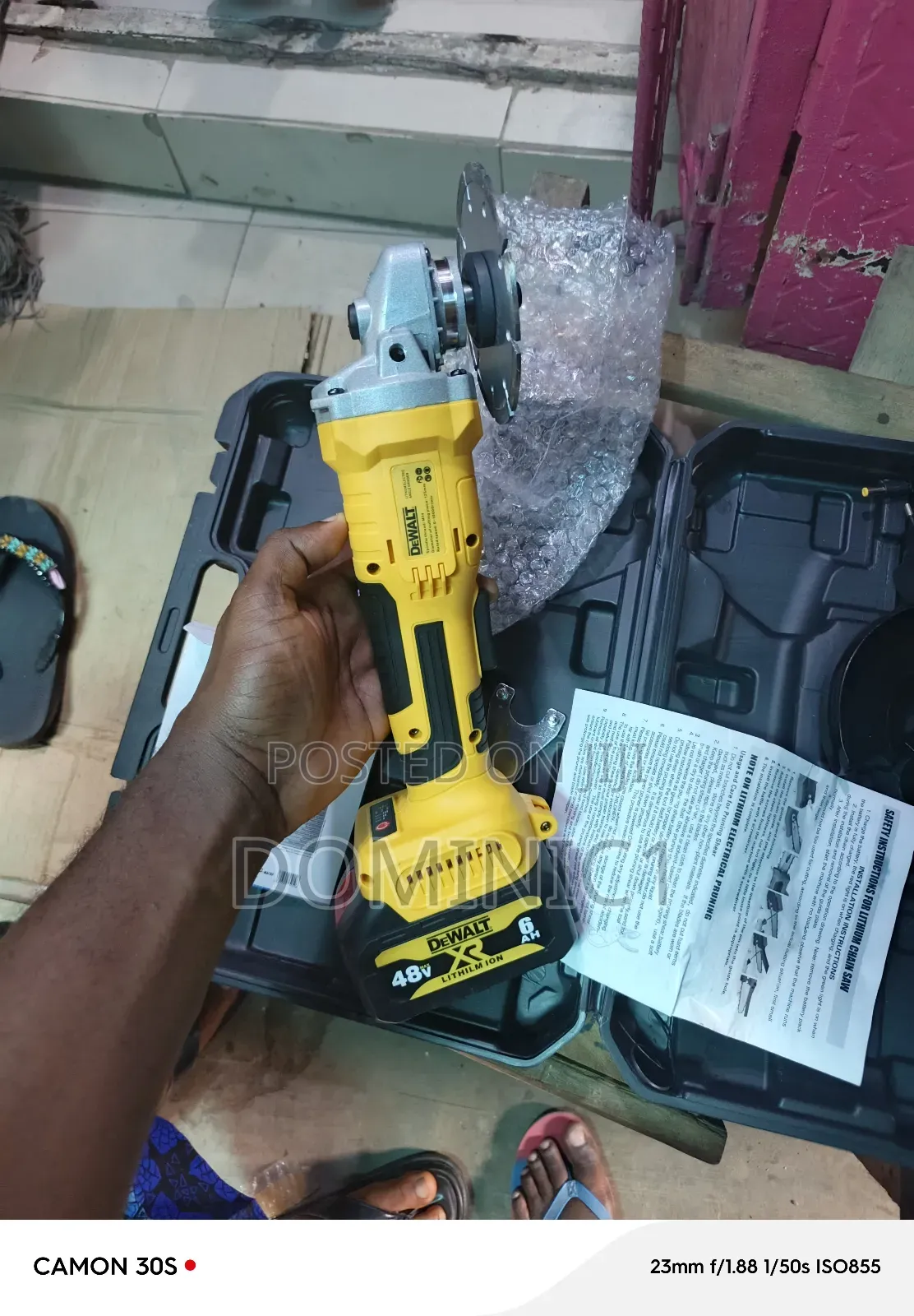 Dewalt Cordless Cutting Machine 4 @/