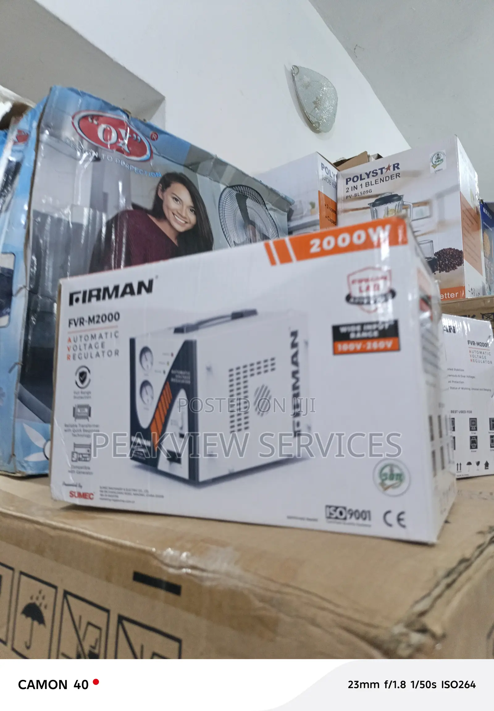 “High‐Quality Firman Fvr‐M2000 Automatic Stabilizer