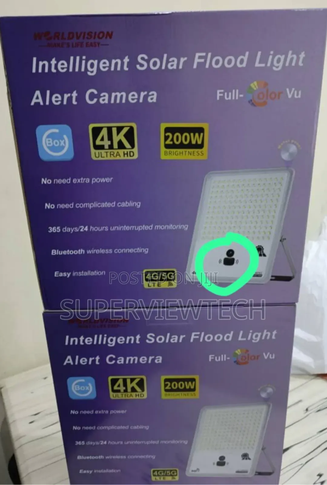 Solar Street Light Spy CCTV Camera