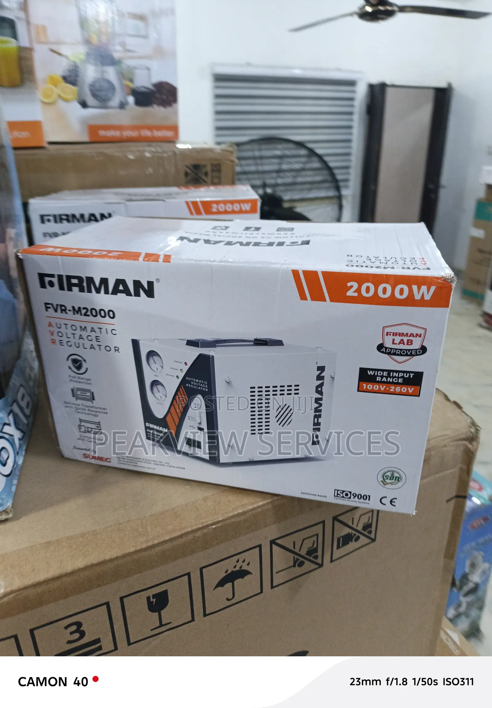 Firman Floor-Mounted Voltage Stabilizer – FVR-M2000 2000w