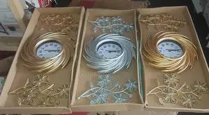 Fancy Wall Clock 3 in 1 Luxury